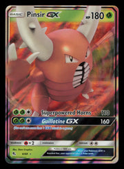 Pinsir GX 6/68 Holo Rare GX Hidden Fates Pokemon