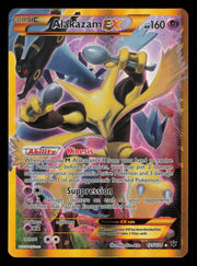 Alakazam EX 125/124 Secret Rare Fates Collide Pokemon