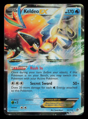 Keldeo EX 45/113 Holo Rare EX Legendary Treasures Pokemon