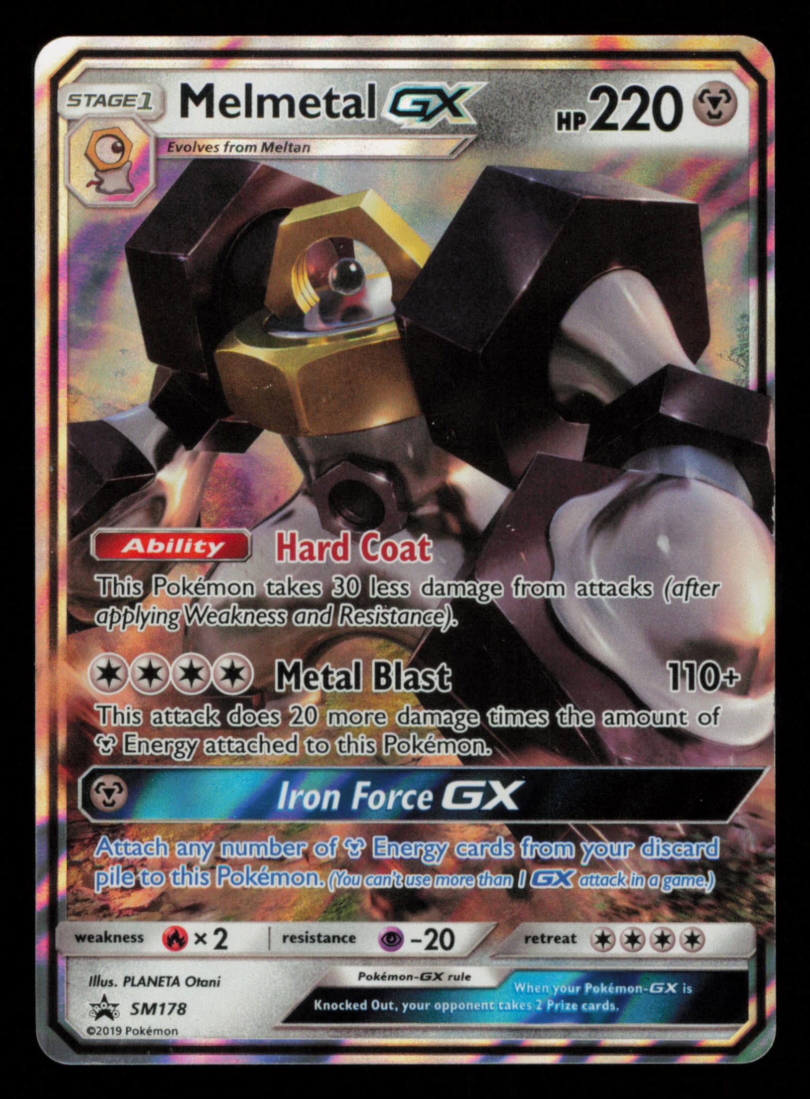 Melmetal GX SM178 Promo SM Black Star Promos Pokemon