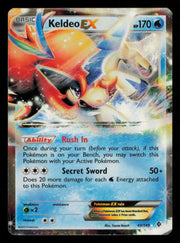 Keldeo EX 49/149 Holo Rare EX Boundaries Crossed Pokemon