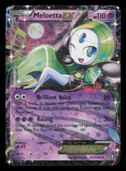 Meloetta EX RC11/RC25 Rare Legendary Treasures Pokemon