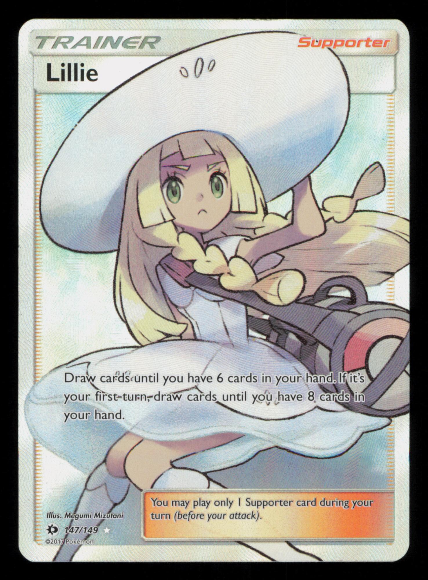 Lillie 147/149 Rare Ultra Sun & Moon Pokemon