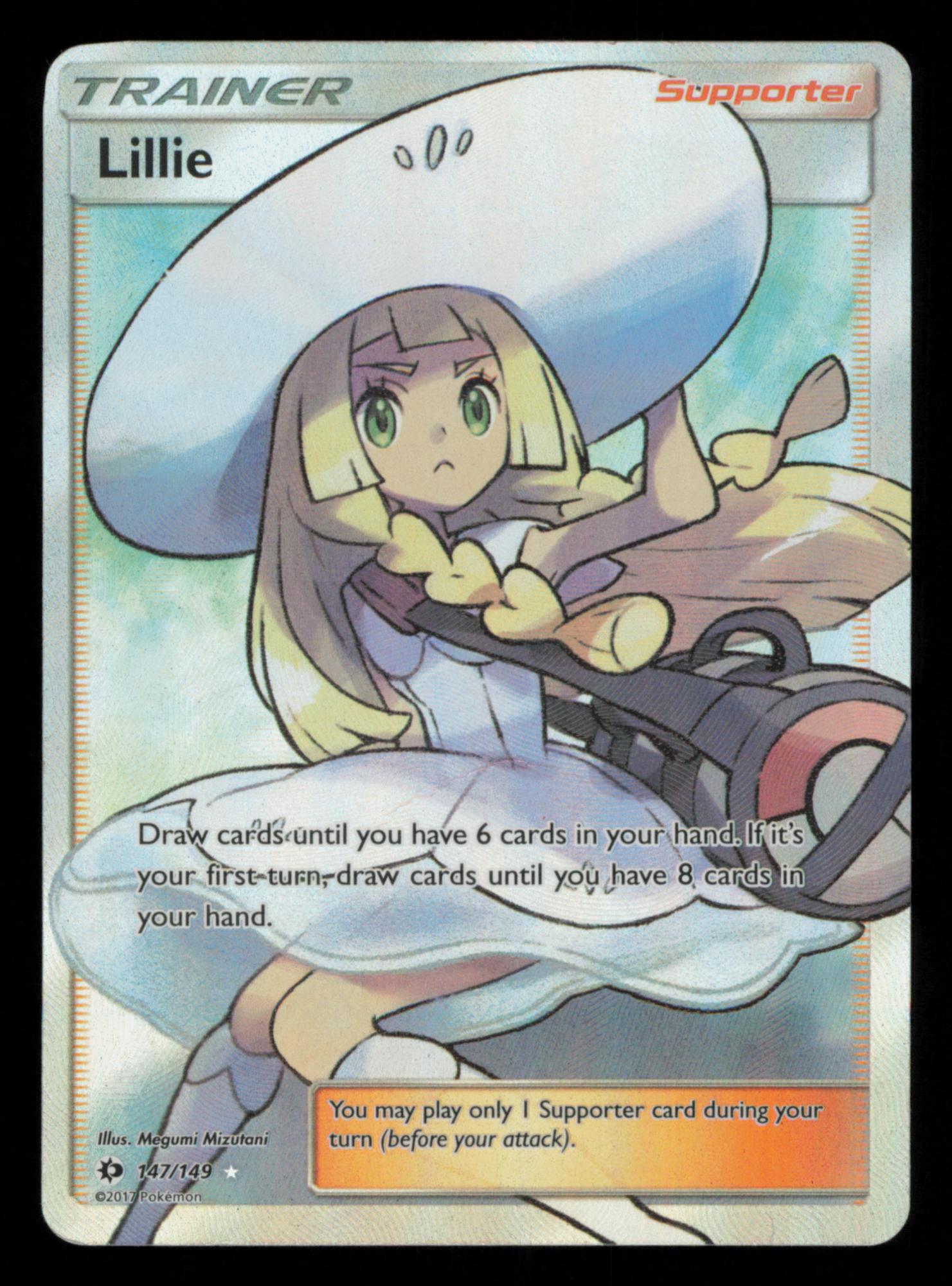 Lillie 147/149 Rare Ultra Sun & Moon Pokemon