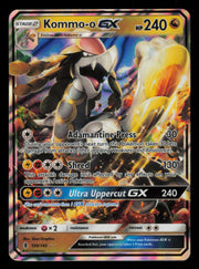 Kommo-o GX 100/145 Holo Rare GX Guardians Rising Pokemon
