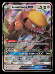 Gumshoos GX 110/149 Holo Rare GX Sun & Moon Pokemon