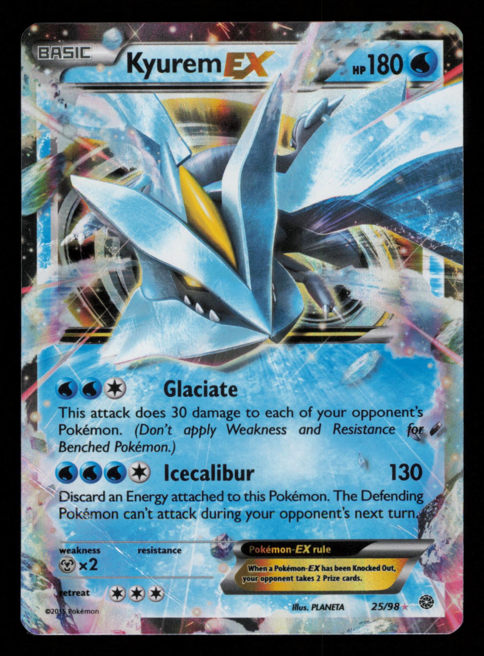 Kyurem EX 25/98 Holo Rare EX Ancient Origins Pokemon