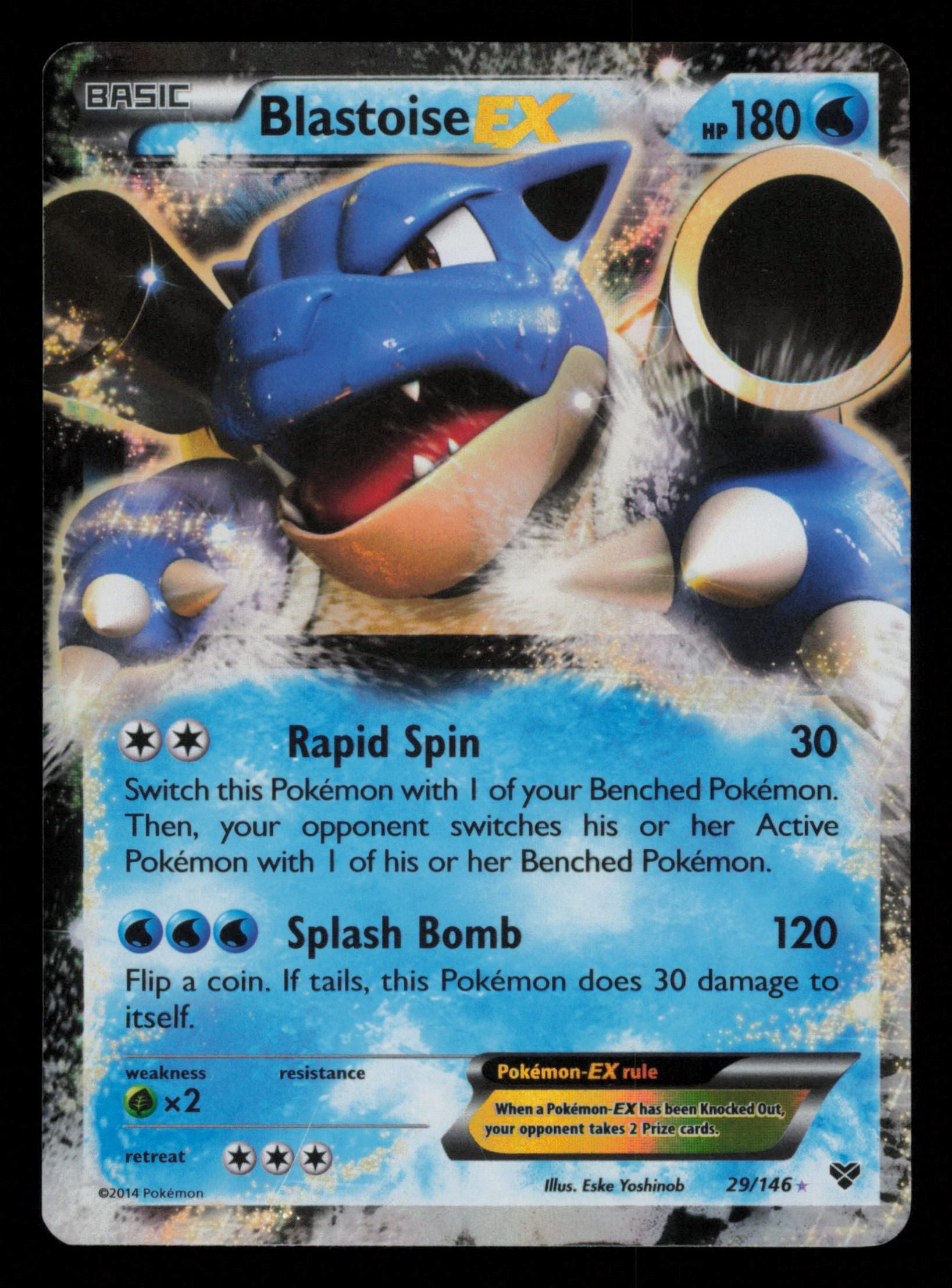 Blastoise EX 29/146 Holo Rare EX XY Pokemon