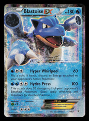 Blastoise EX 17/83 Holo Rare EX Generations Pokemon