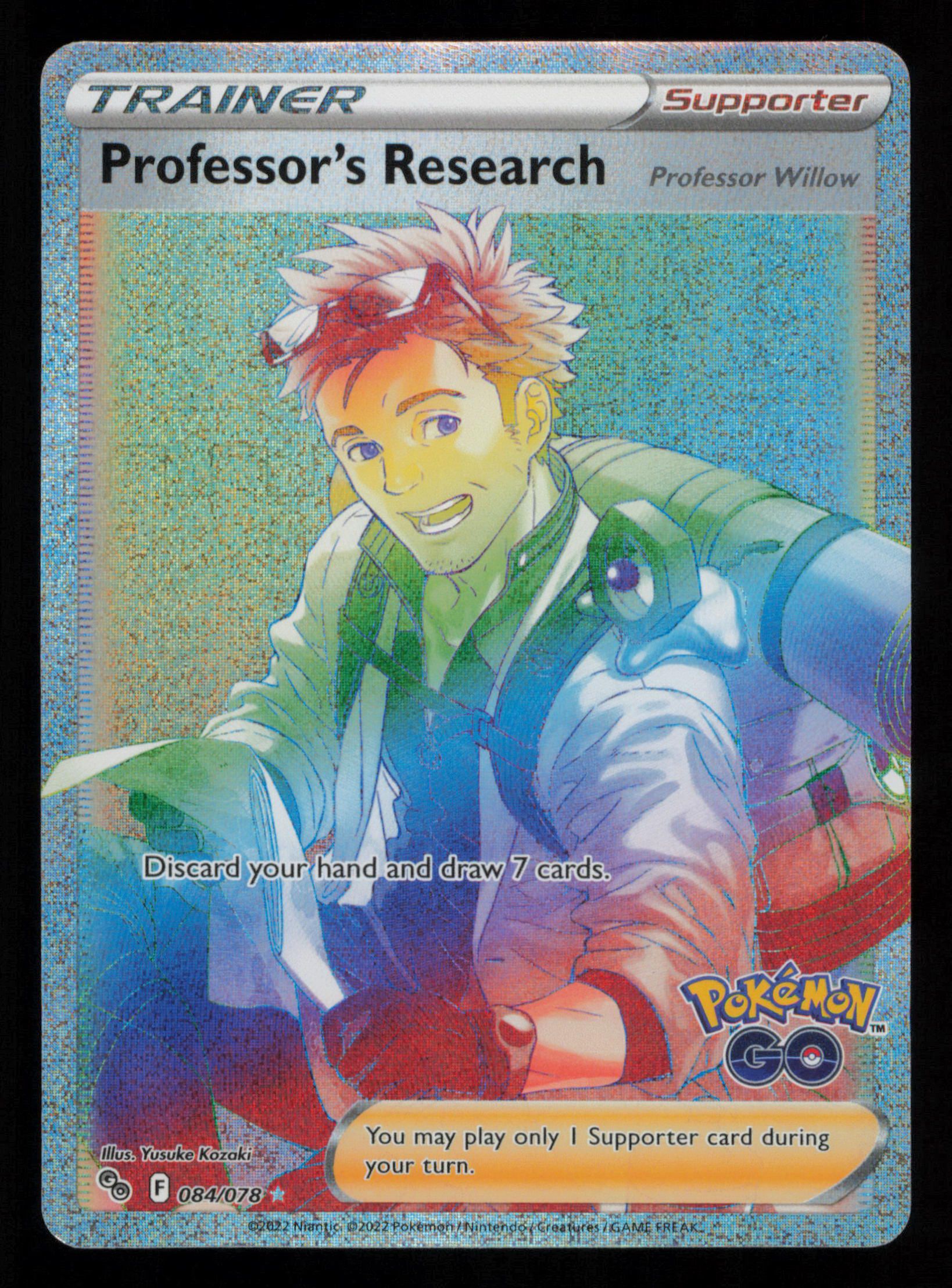 Professor's Research 084/078 Rare Rainbow Pokemon GO Pokemon