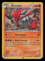 Groudon 84/160 Rare Cracked Ice  Primal Clash Pokemon