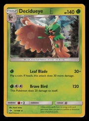 Decidueye 11/149 Rare Cracked Ice  Sun & Moon Pokemon