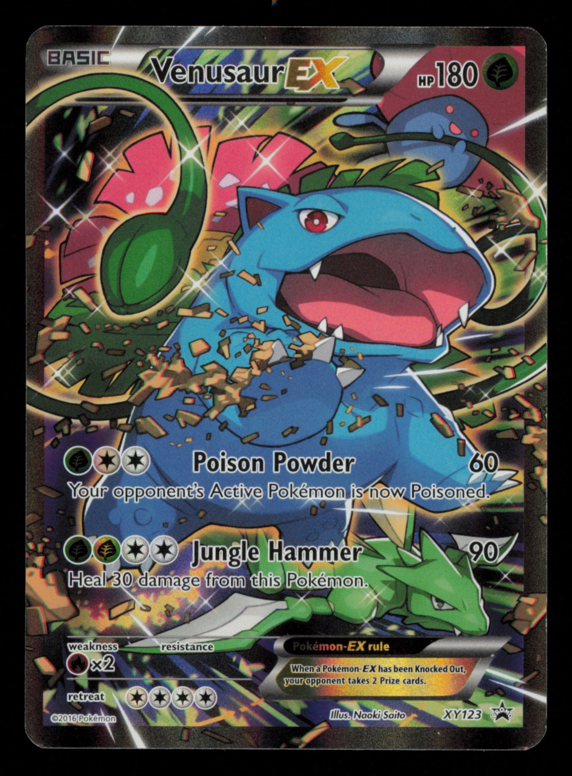 Venusaur EX XY123 Promo XY Black Star Promos Pokemon