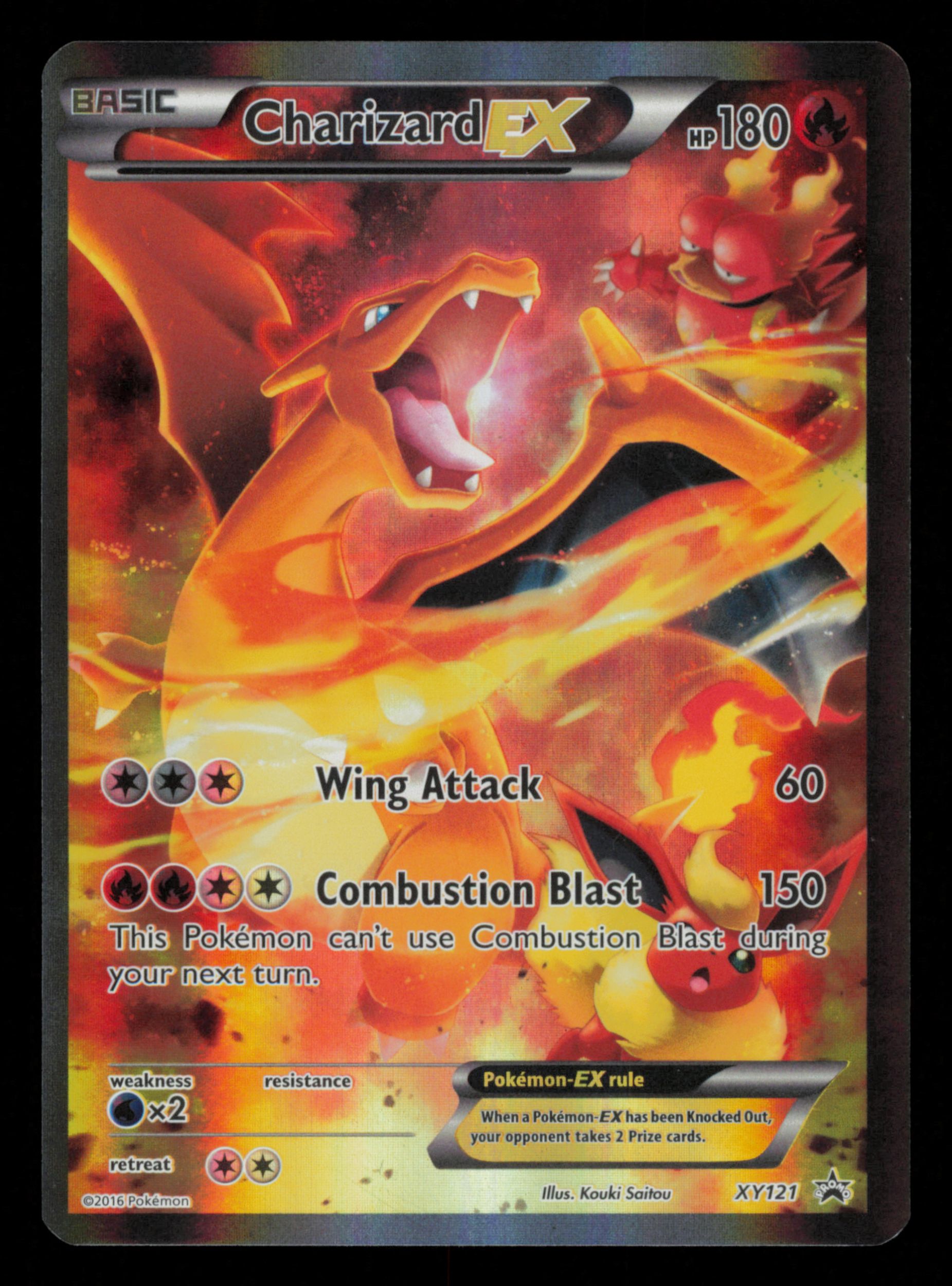 Charizard EX XY121 Promo XY Black Star Promos Pokemon