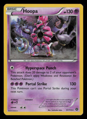 Hoopa 51/114 Rare Cracked Ice Steam Siege Pokemon