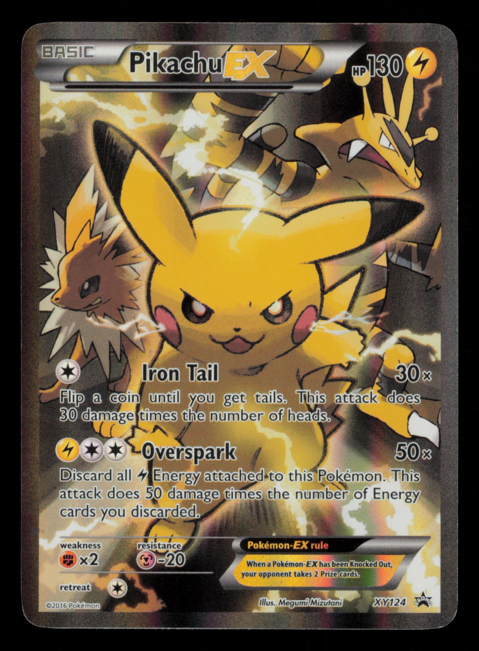 Pikachu EX XY124 Promo XY Black Star Promos Pokemon