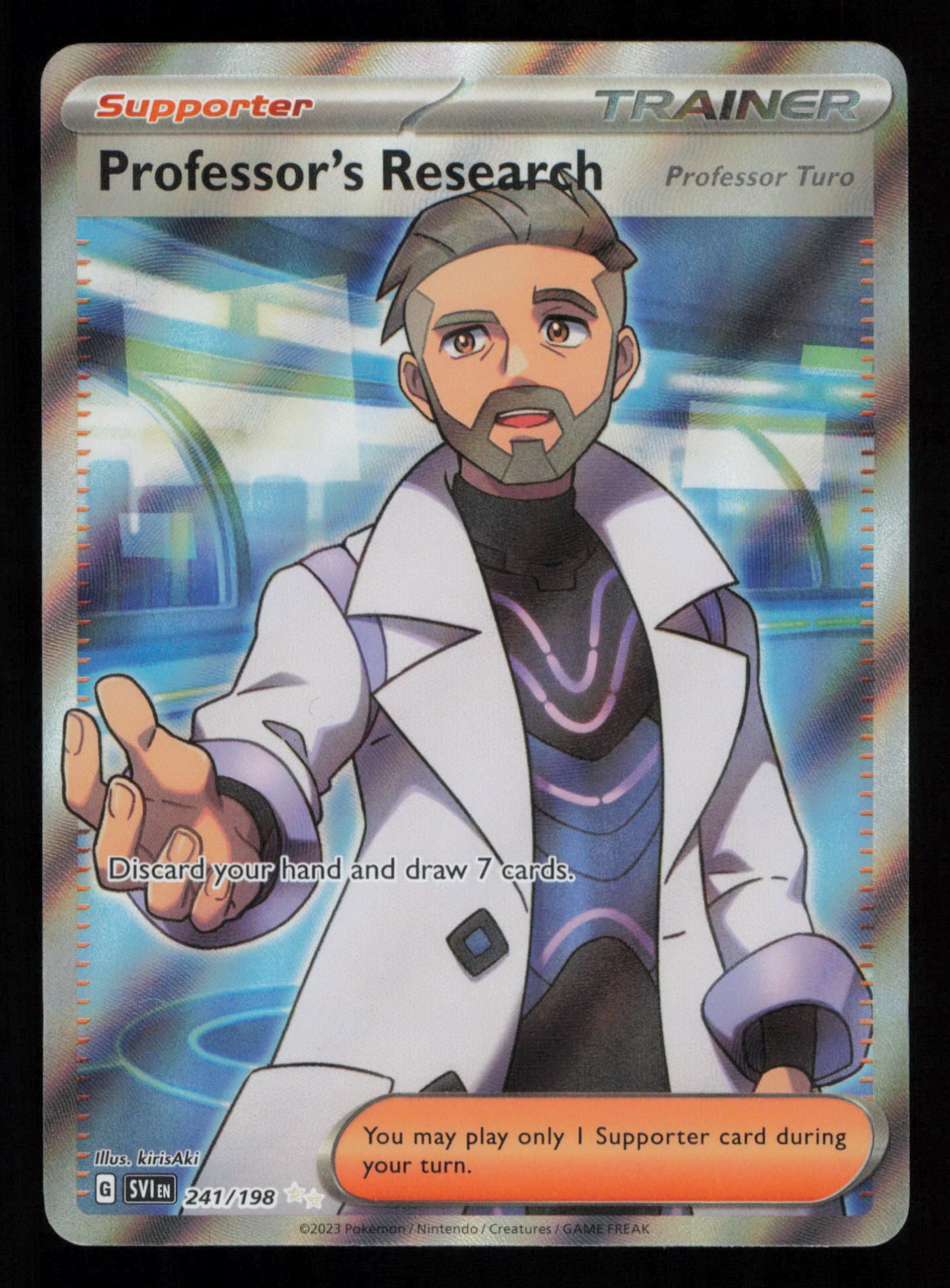 Professor's Research (Professor Turo) 241/198 Scarlet & Violet Pokemon