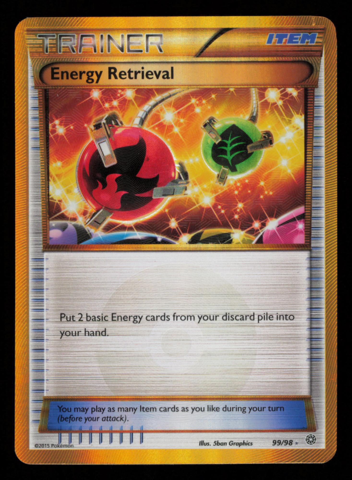 Energy Retrieval 99/98 Secret Rare Ancient Origins Pokemon