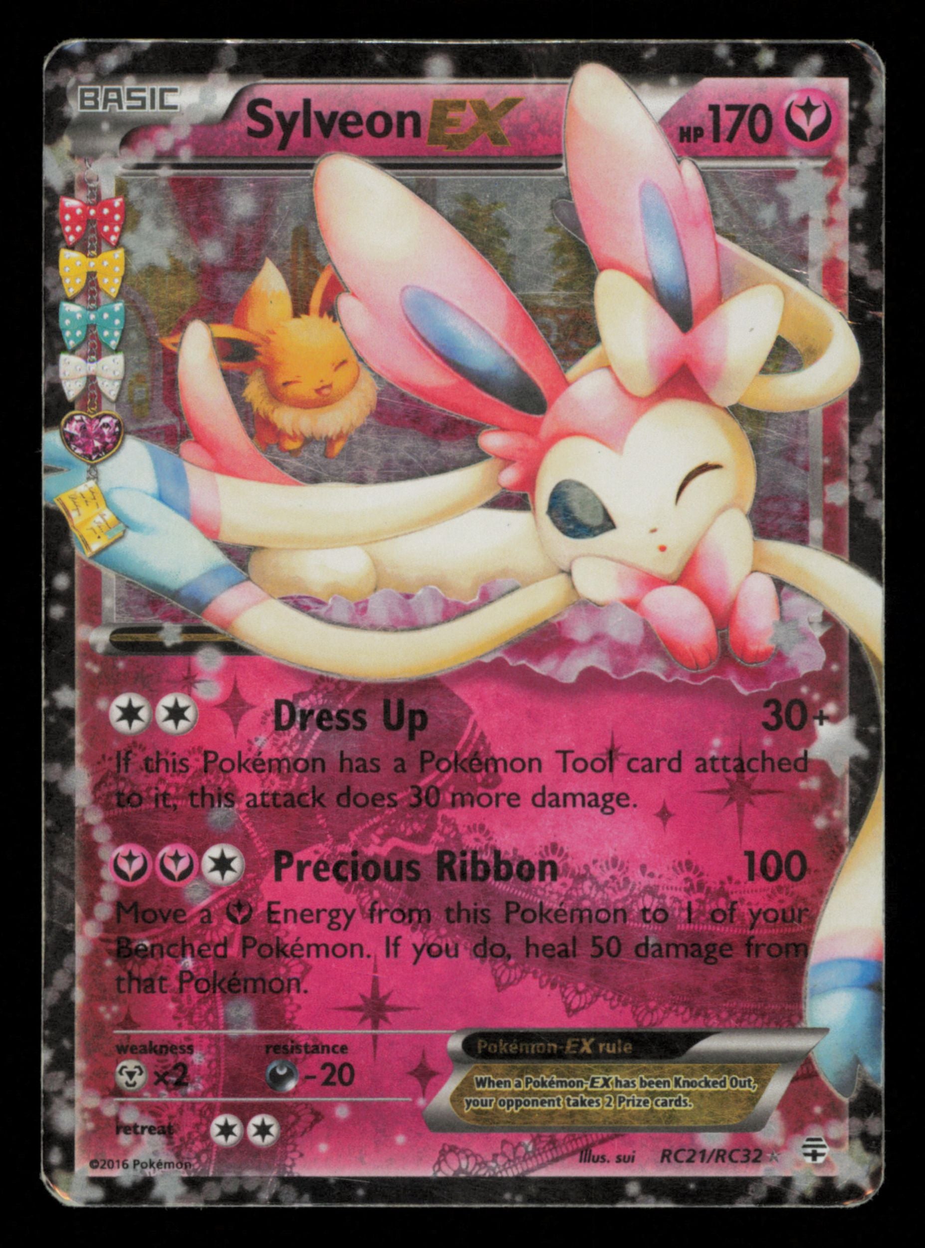Sylveon EX RC21/RC32 Holo Rare EX Generations Pokemon