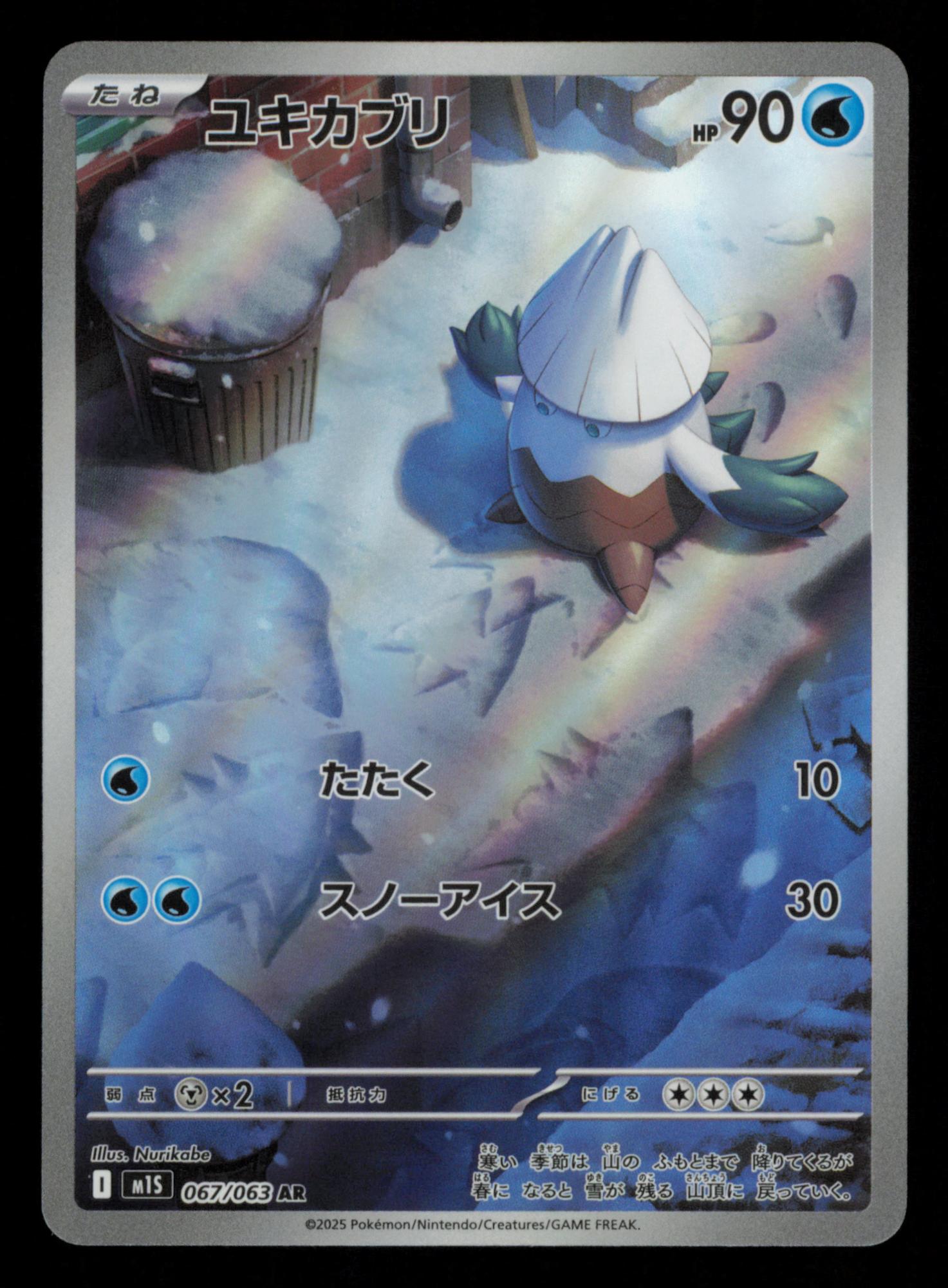 Snover 067/063 Art Rare Mega Symphonia Pokemon Japanese