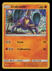 Crabrawler 007/012 Holofoil Promo McDonald's Promos 2017 Pokemon