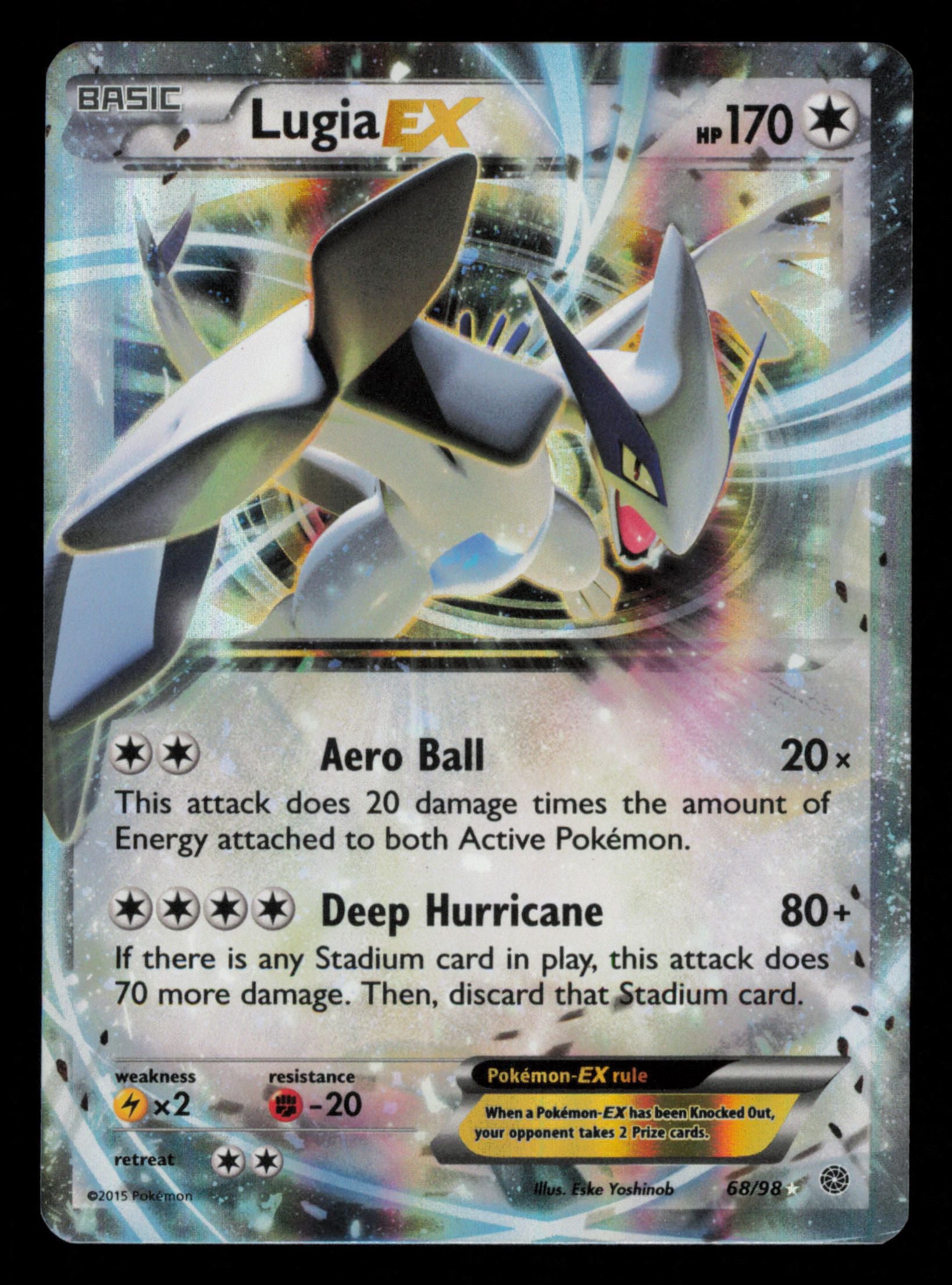 Lugia EX 68/98 Holo Rare EX Ancient Origins Pokemon