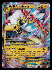 M Ampharos EX 28/98 Holo Rare EX Ancient Origins Pokemon