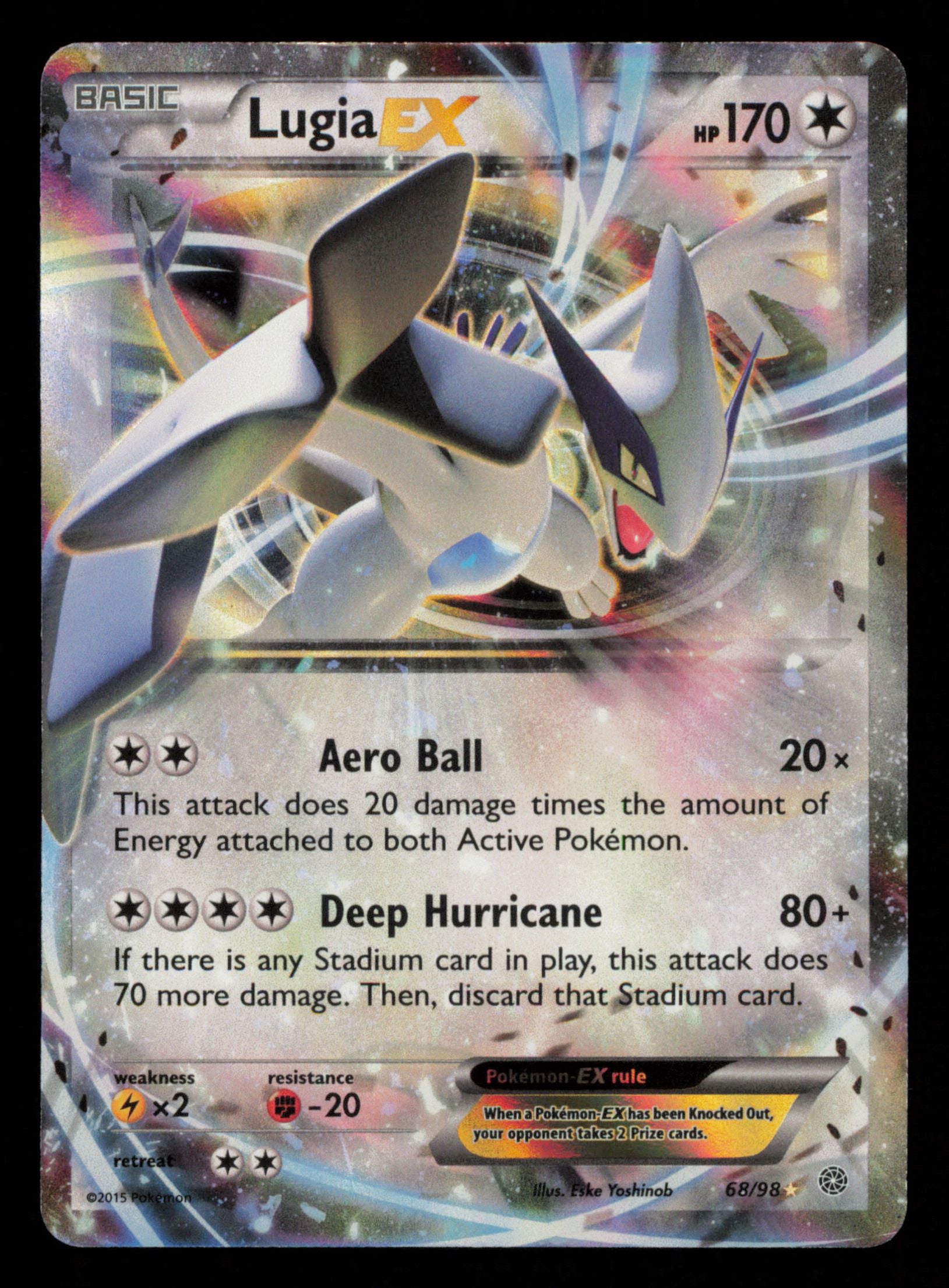 Lugia EX 68/98 Holo Rare EX Ancient Origins Pokemon