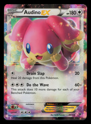 Audino EX 84/124 Holo Rare EX Fates Collide Pokemon
