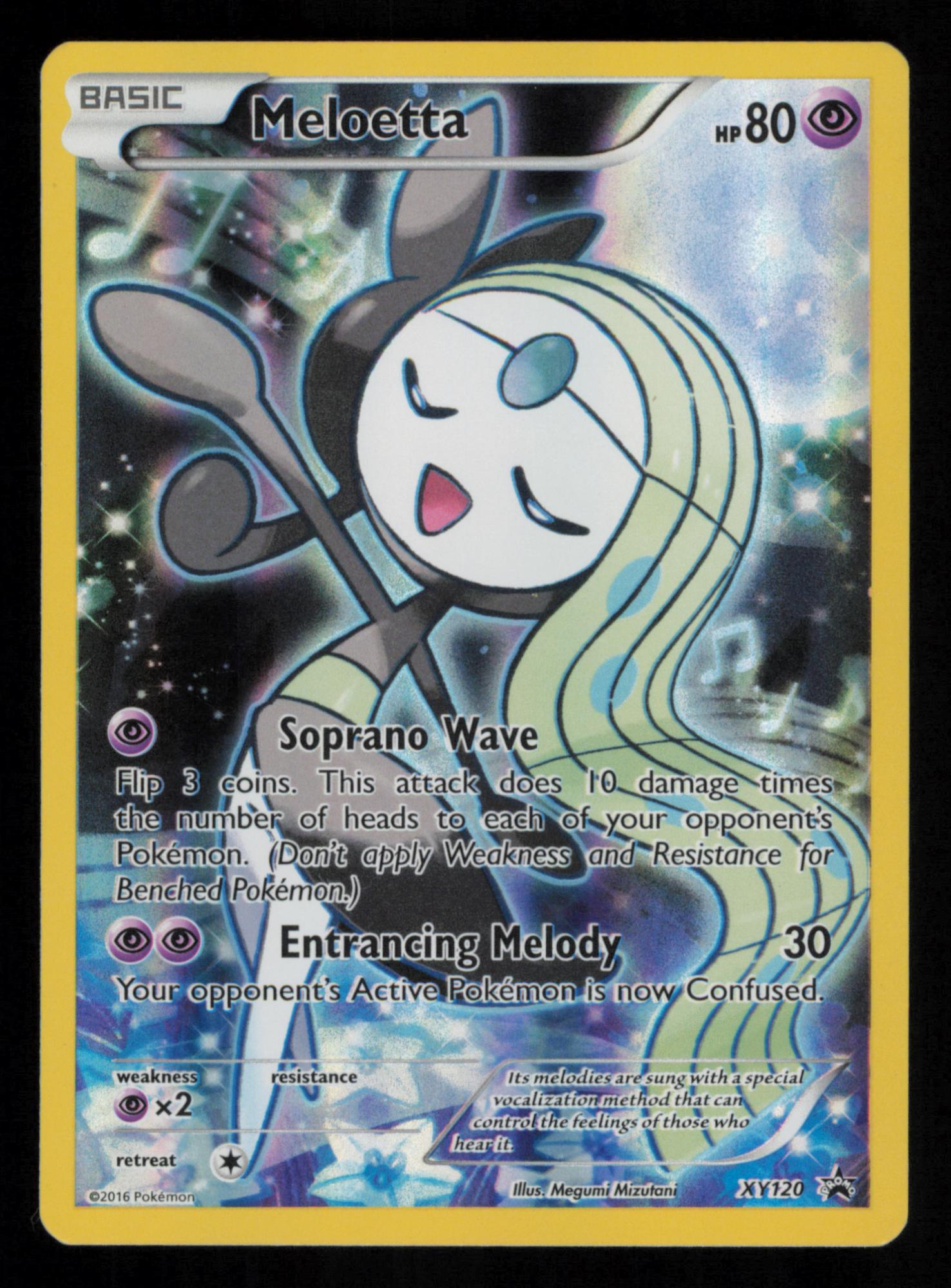 Meloetta XY120 Promo XY Black Star Promos Pokemon