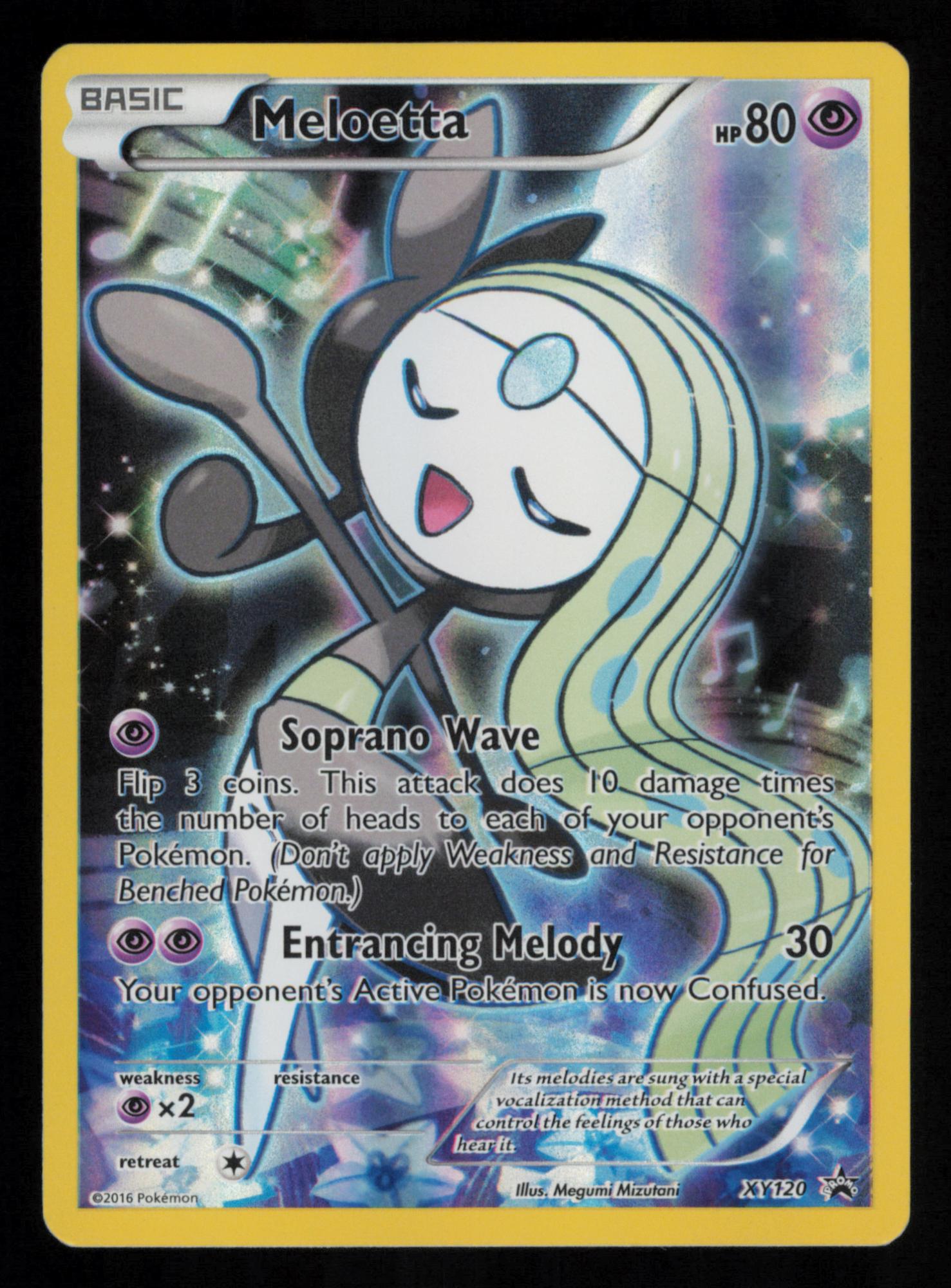 Meloetta XY120 Promo XY Black Star Promos Pokemon