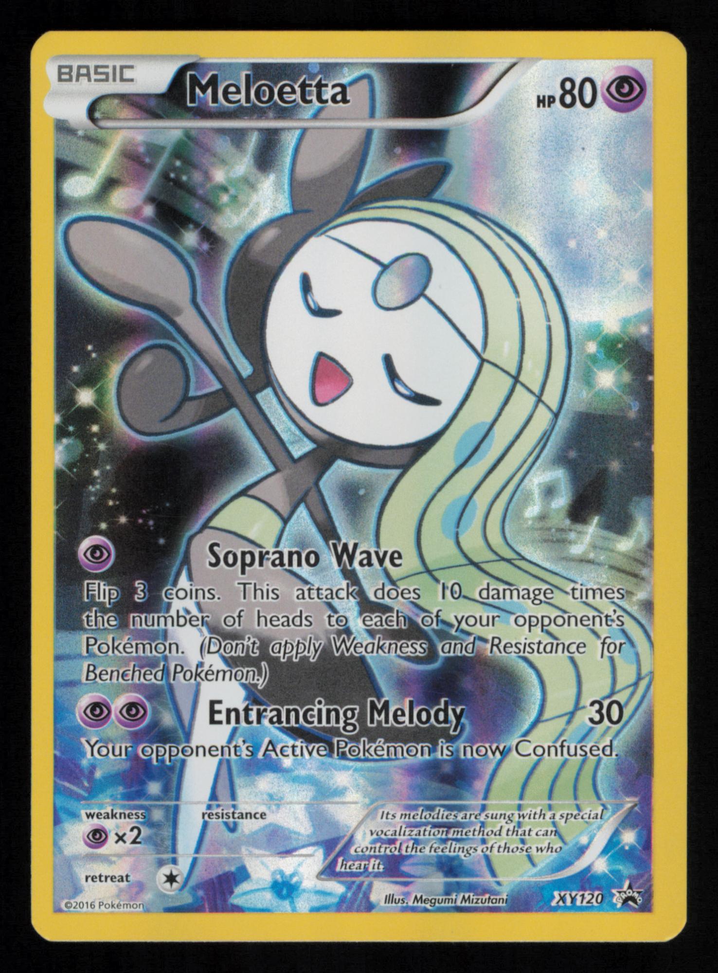Meloetta XY120 Promo XY Black Star Promos Pokemon