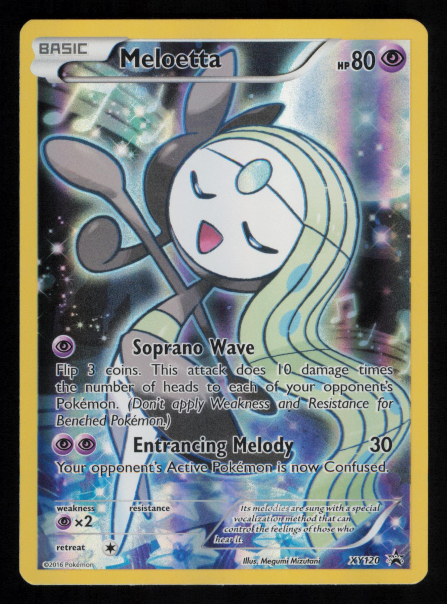Meloetta XY120 Promo XY Black Star Promos Pokemon
