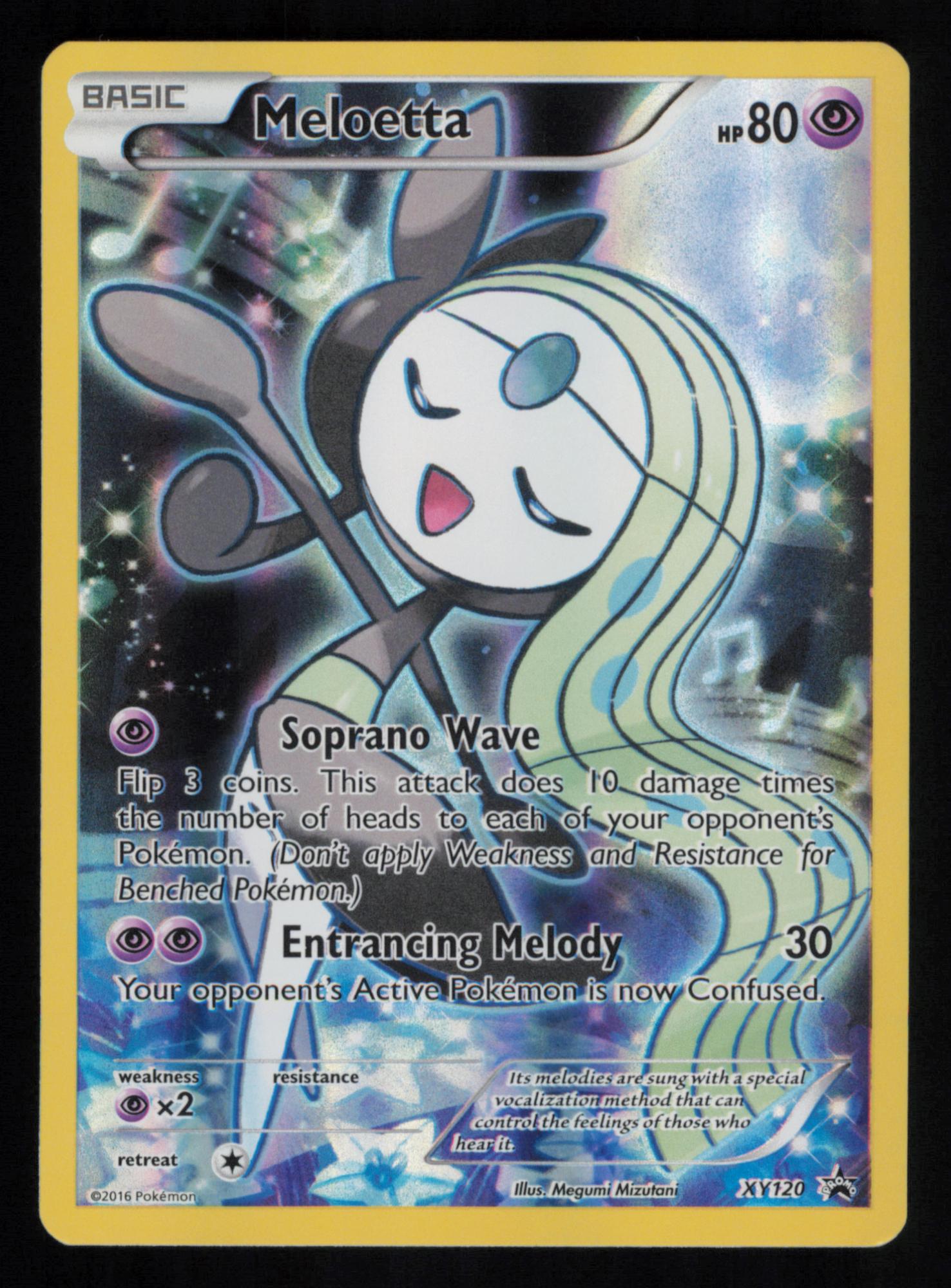 Meloetta XY120 Promo XY Black Star Promos Pokemon