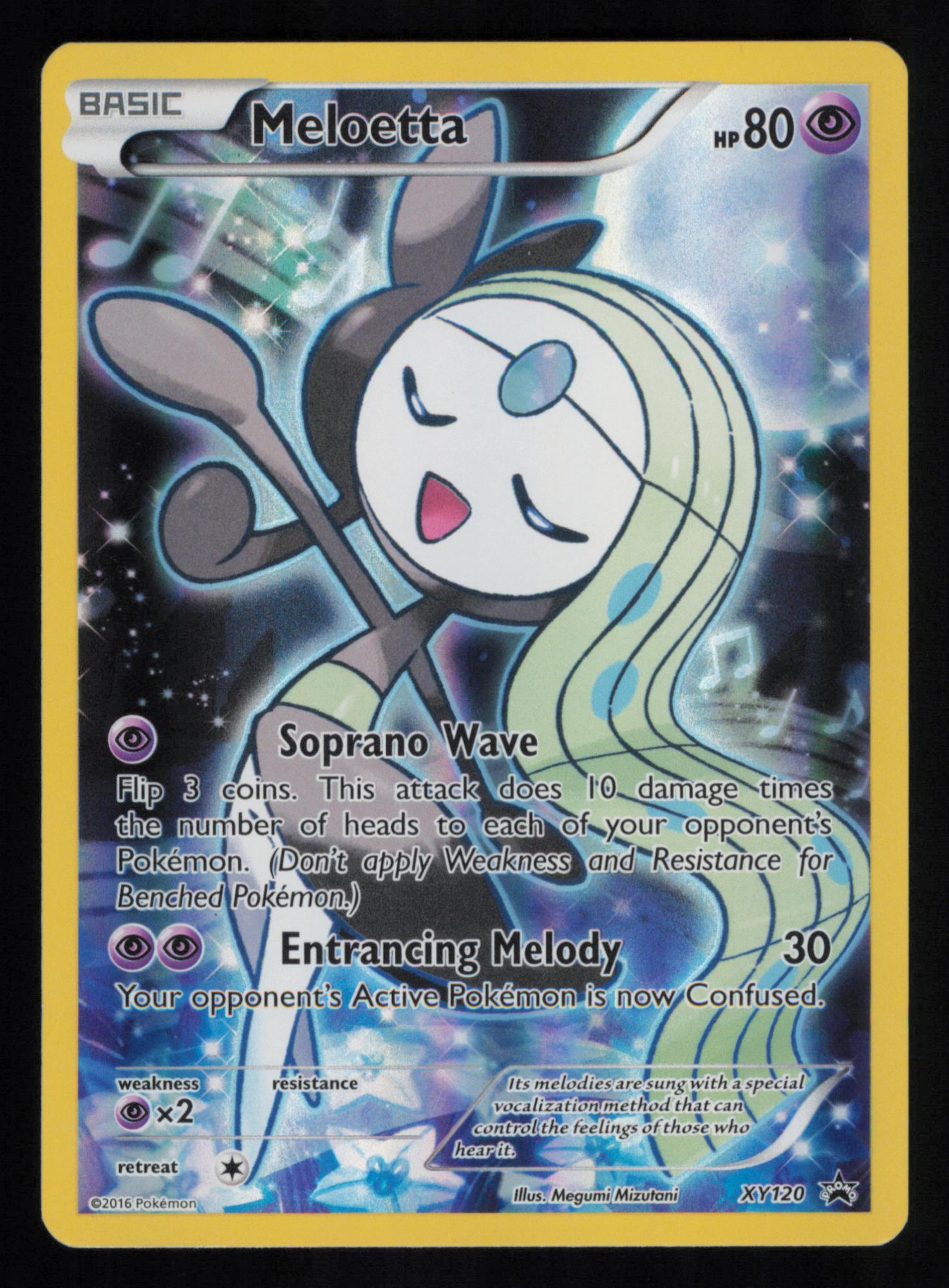 Meloetta XY120 Promo XY Black Star Promos Pokemon