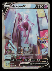 Mewtwo V 072/078 Rare Ultra Pokemon GO Pokemon