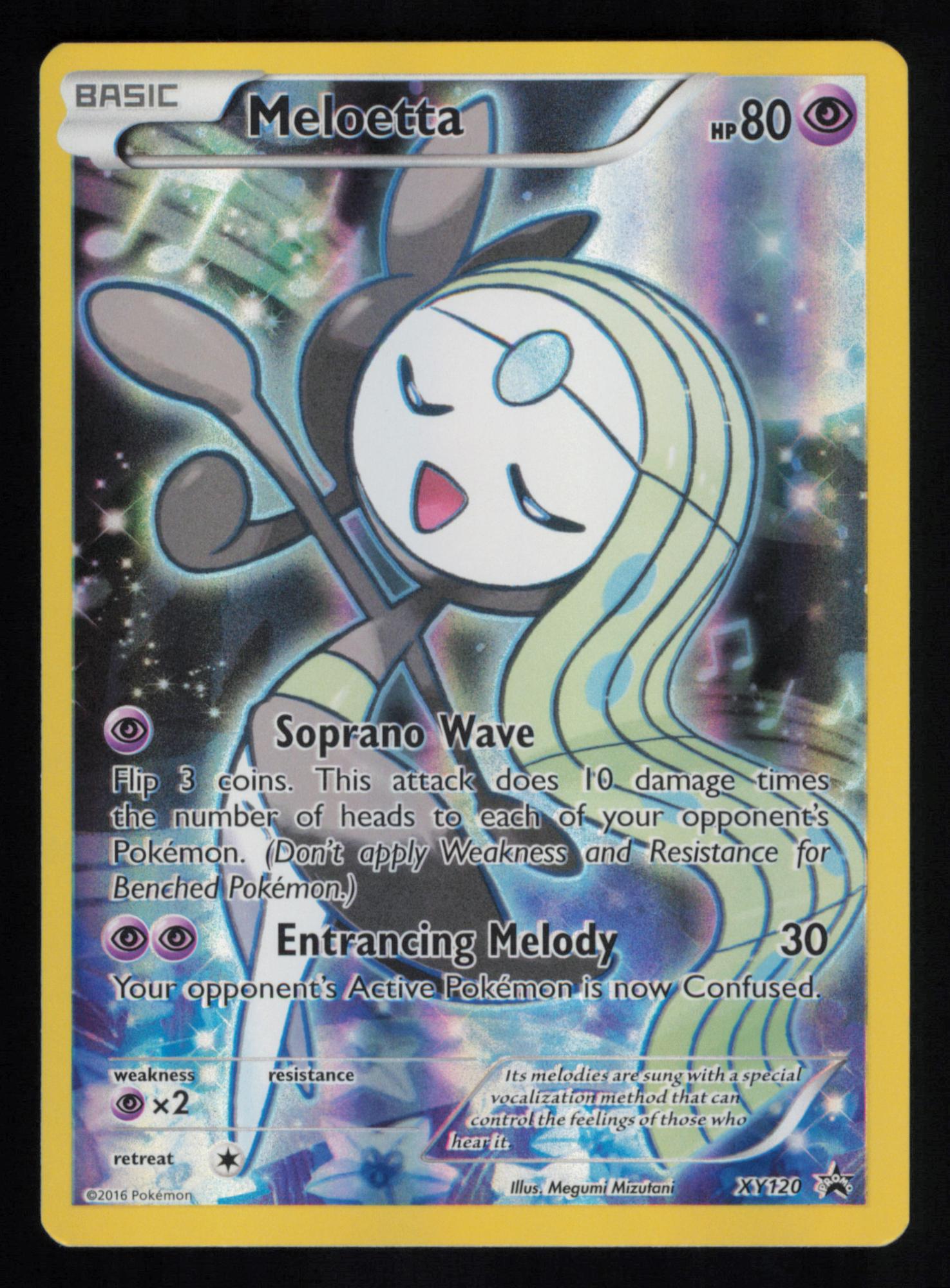 Meloetta XY120 Promo XY Black Star Promos Pokemon