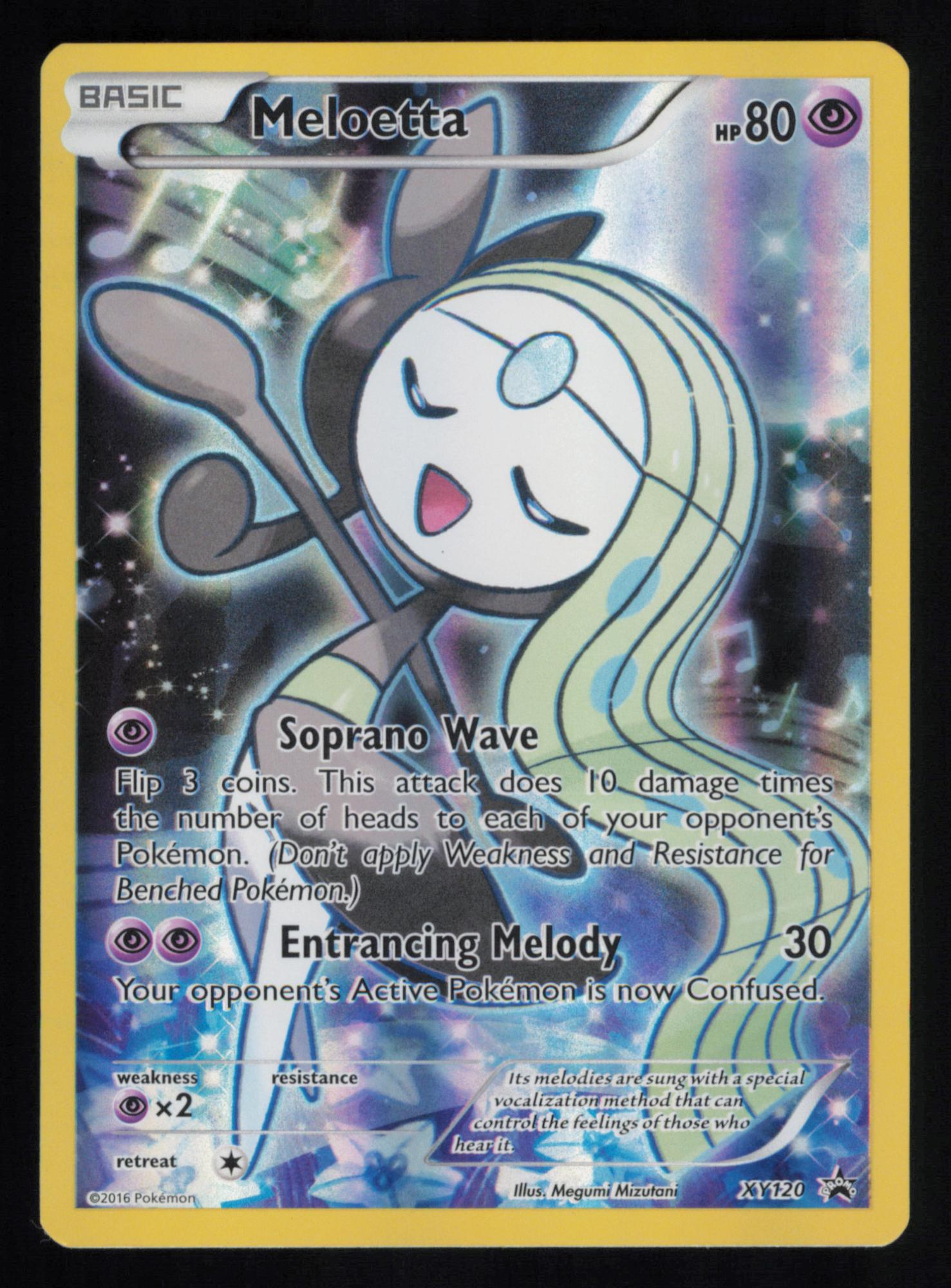 Meloetta XY120 Promo XY Black Star Promos Pokemon