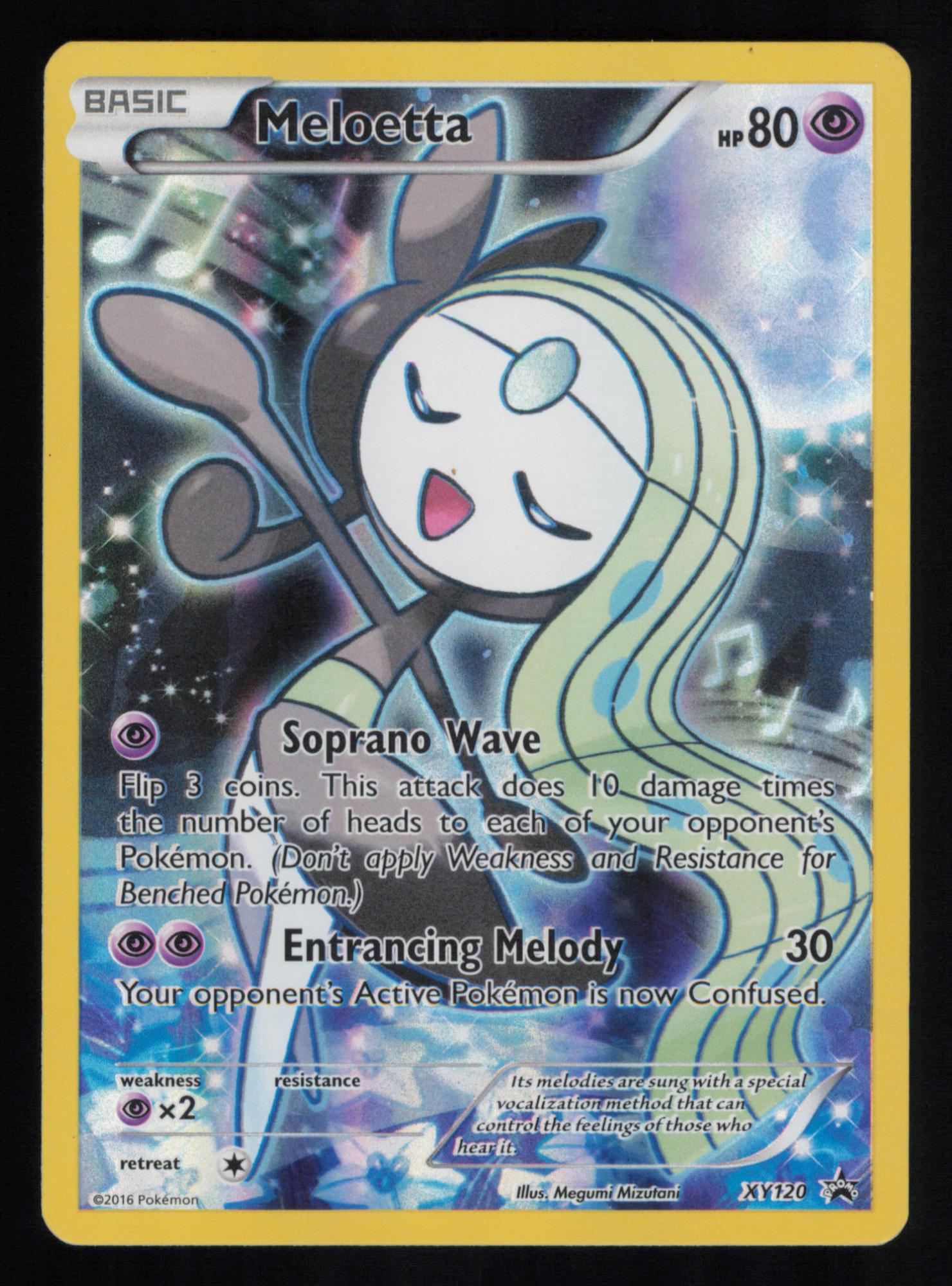 Meloetta XY120 Promo XY Black Star Promos Pokemon