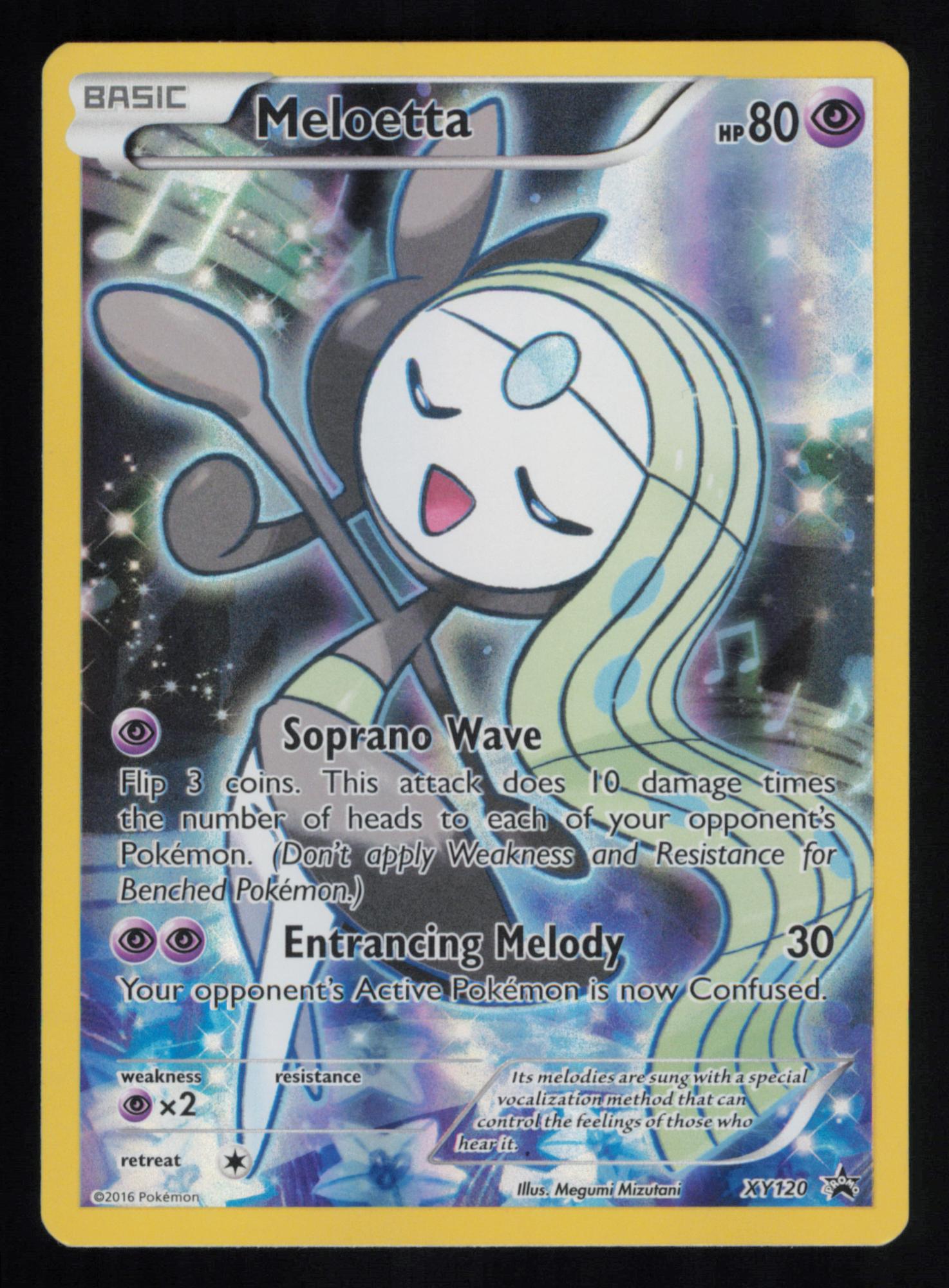 Meloetta XY120 Promo XY Black Star Promos Pokemon