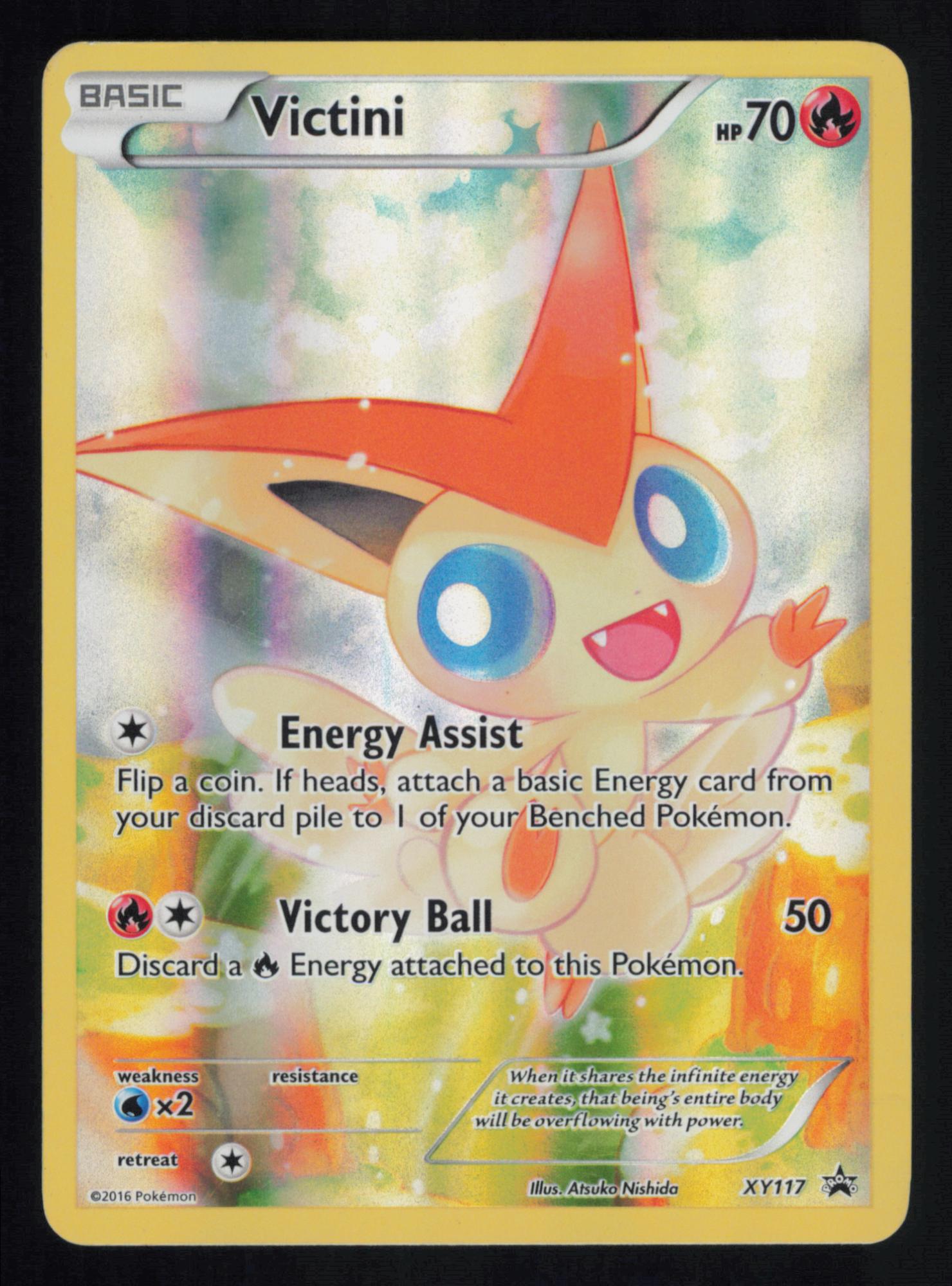 Victini XY117 Promo XY Black Star Promos Pokemon