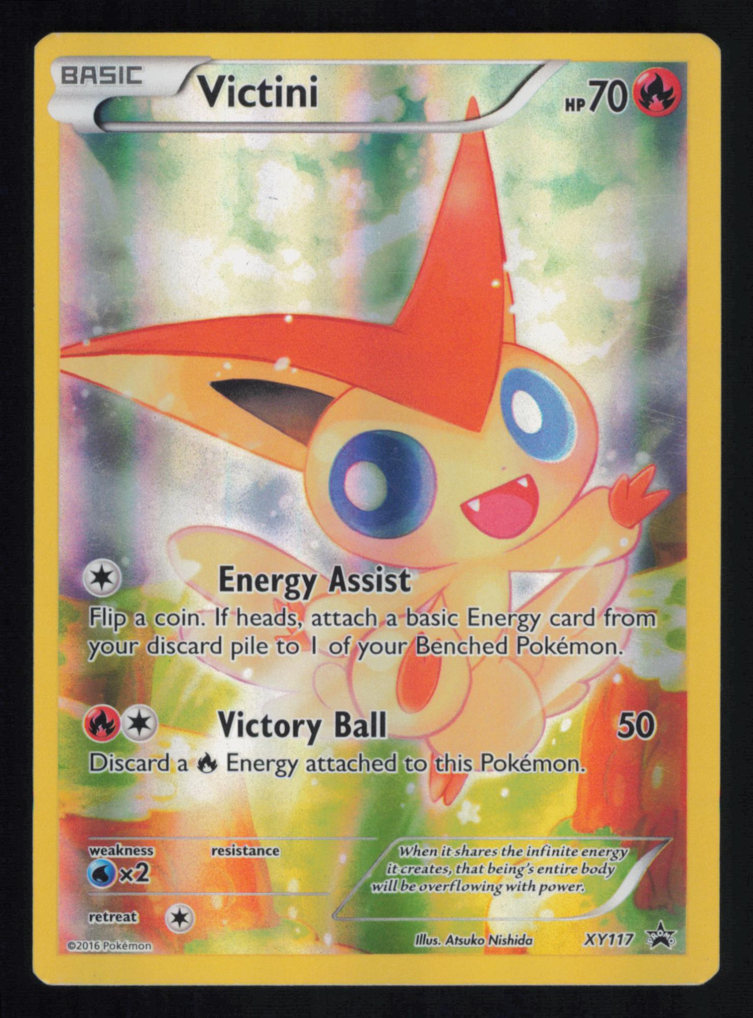 Victini XY117 Promo XY Black Star Promos Pokemon