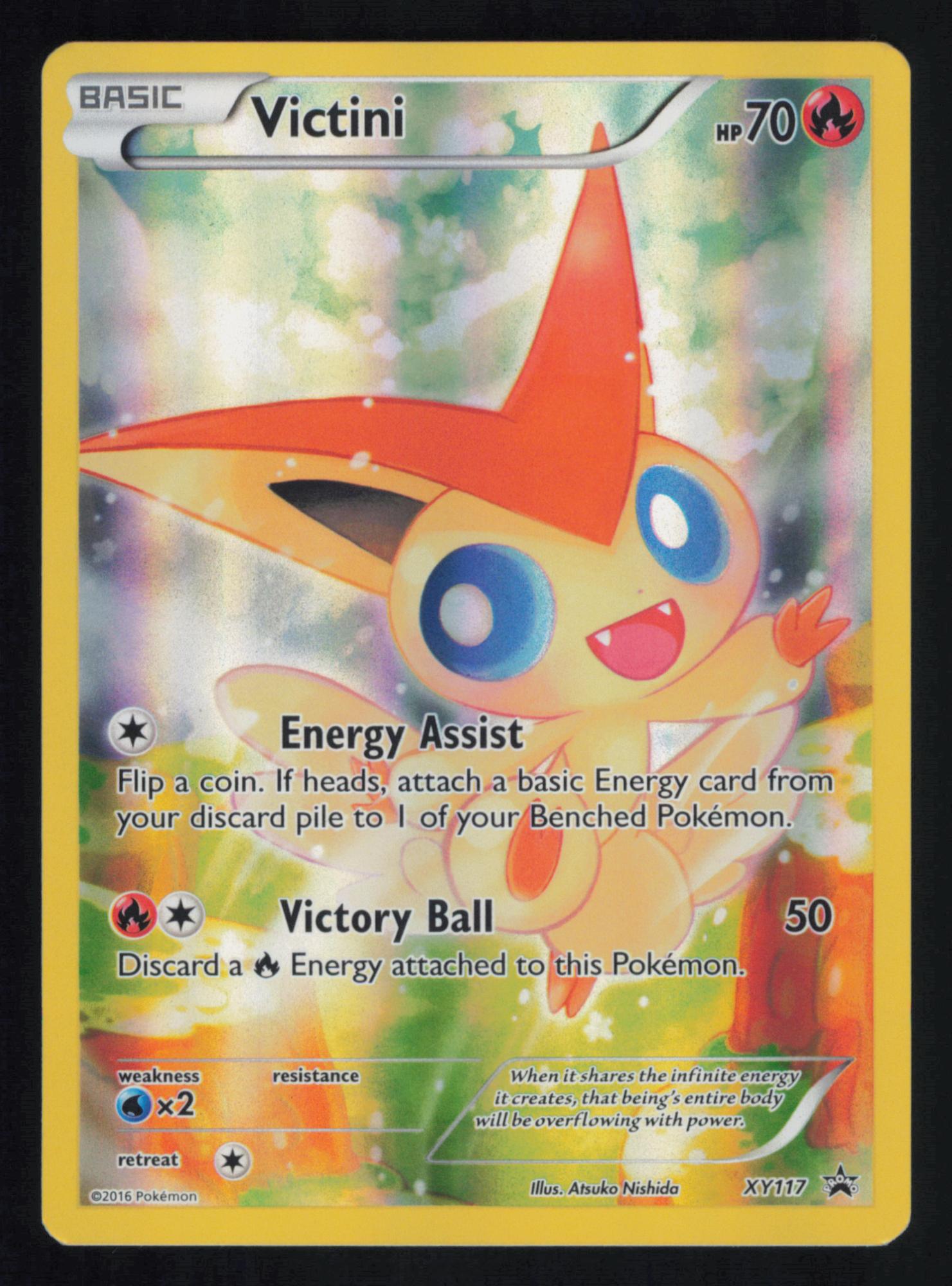 Victini XY117 Promo XY Black Star Promos Pokemon