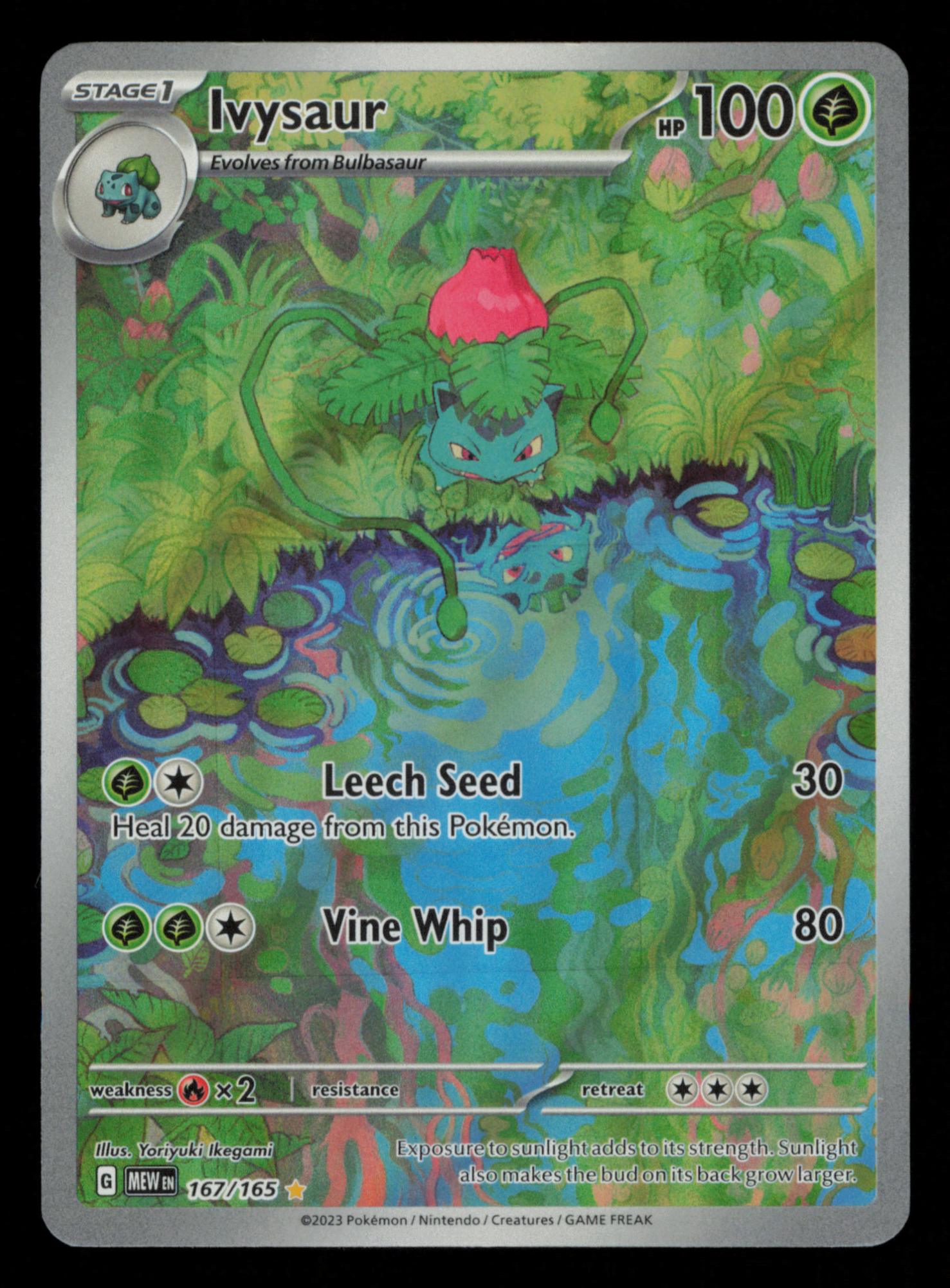 Ivysaur 167/165 Illustration Rare 151 Pokemon