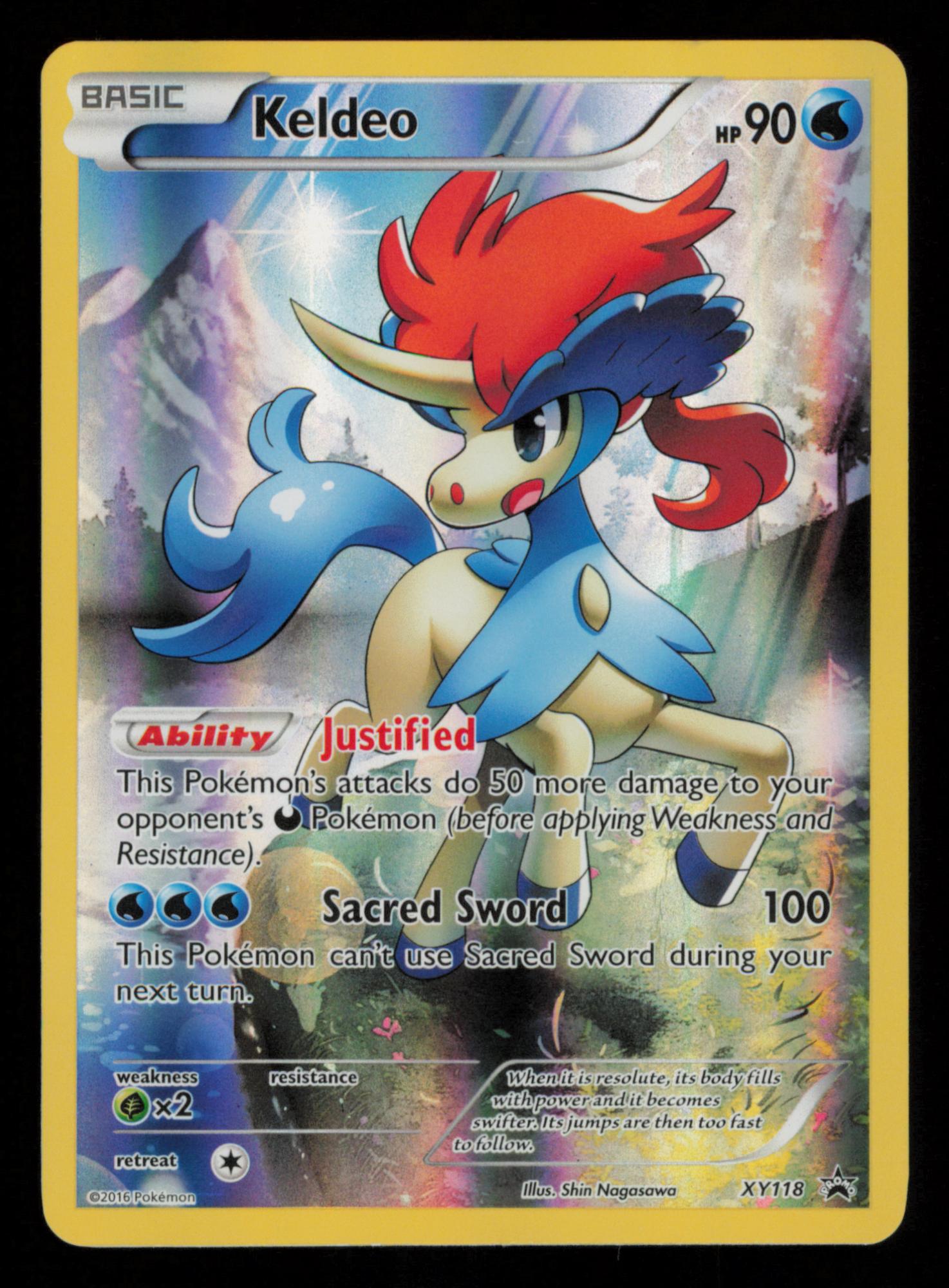 Keldeo XY118 Promo XY Black Star Promos Pokemon
