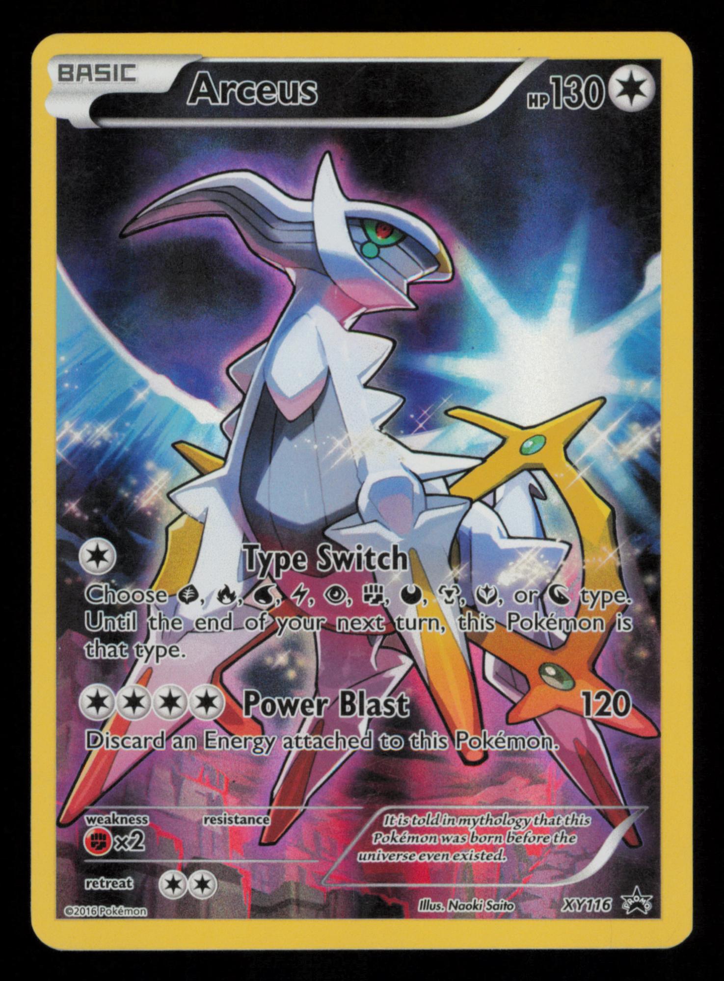 Arceus XY116 Promo XY Black Star Promos Pokemon