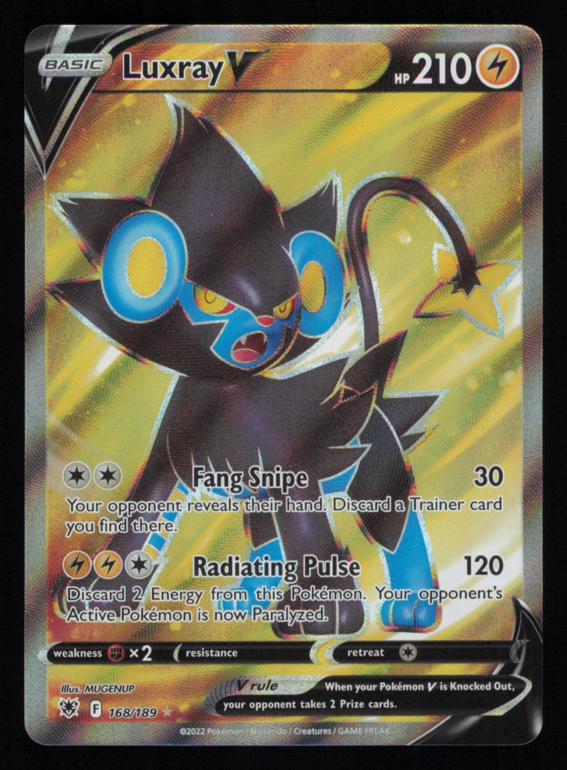 Luxray V 168/189 Rare Ultra Astral Radiance Pokemon