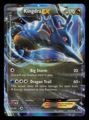 Kingdra EX 73/124 Holo Rare EX Fates Collide Pokemon