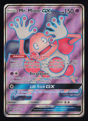 Mr. Mime GX 156/168 Rare Ultra Celestial Storm Pokemon