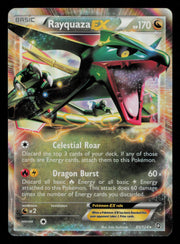 Rayquaza EX 85/124 Holo Rare EX Dragons Exalted Pokemon
